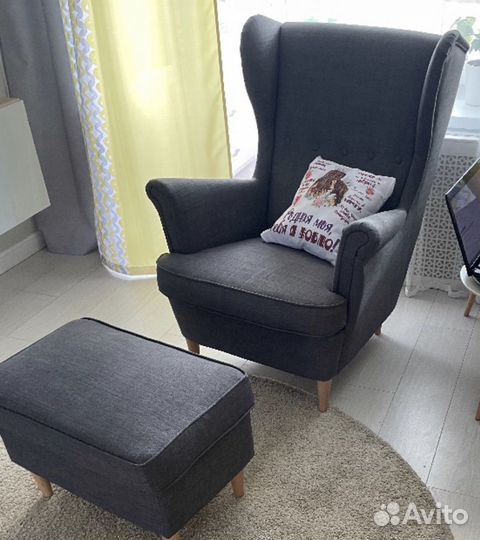 Ножки икеа страндмон, 4 шт. черные