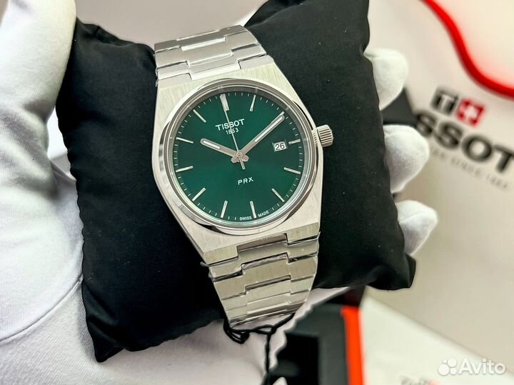 Мужские часы Tissot Prx Green 40 мм