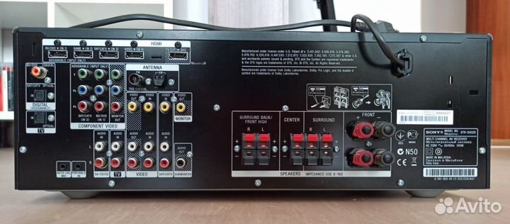 Ресивер и муз.колонки sony