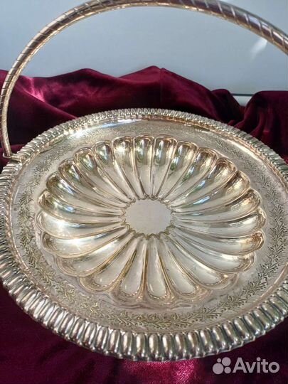 Ваза для фруктов конфетница старинная