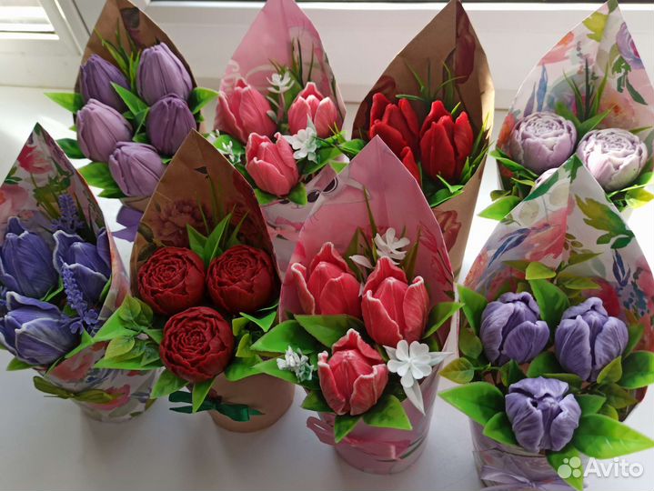 Мыло букет сирень