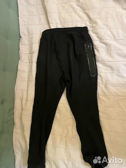 Штаны nike tech fleece черные
