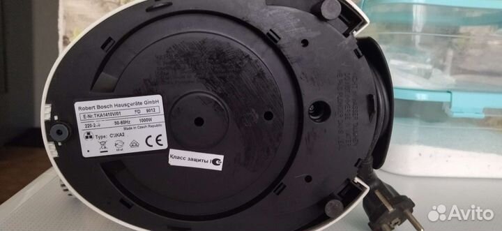 Кофеварка Bosch сделана в Чехии