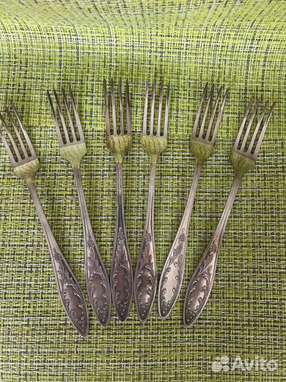 Ложки вилки мельхиор