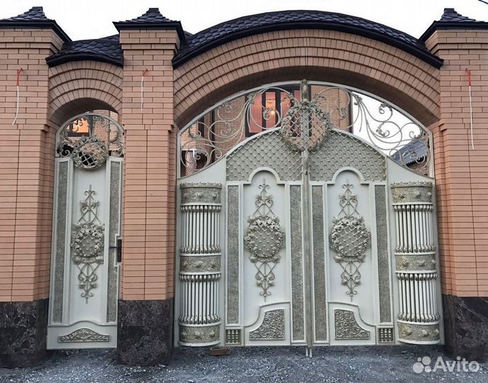 Кованые ворота