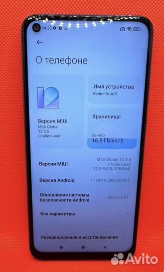 Телефон xiaomi redmi note 9 4/64