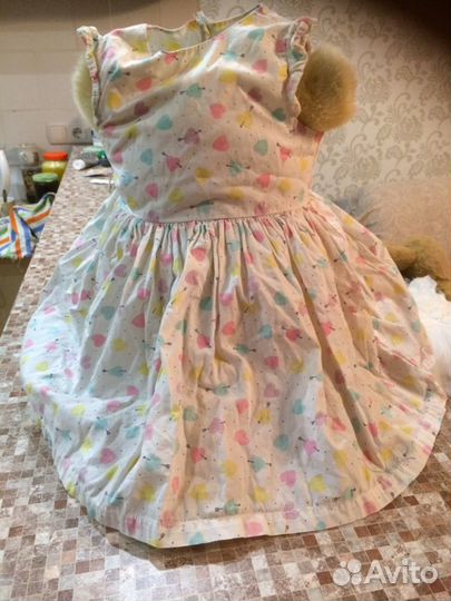 Нарядное платье для девочки 1-2года