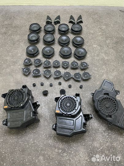 Mercedes w166 GLE GLS Harman харман акустика