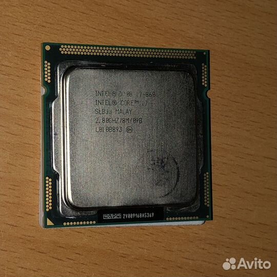 Процессор Intel core i7 860 1156