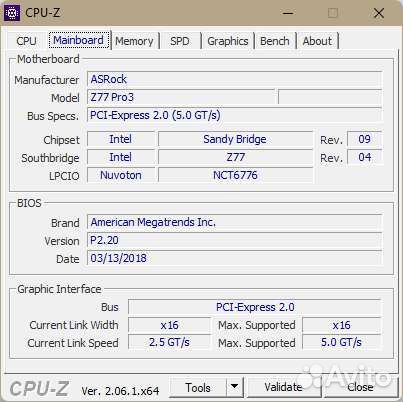 Intel Core i5 2500k + ASRock Z77 Pro3 + 12 Gb RAM