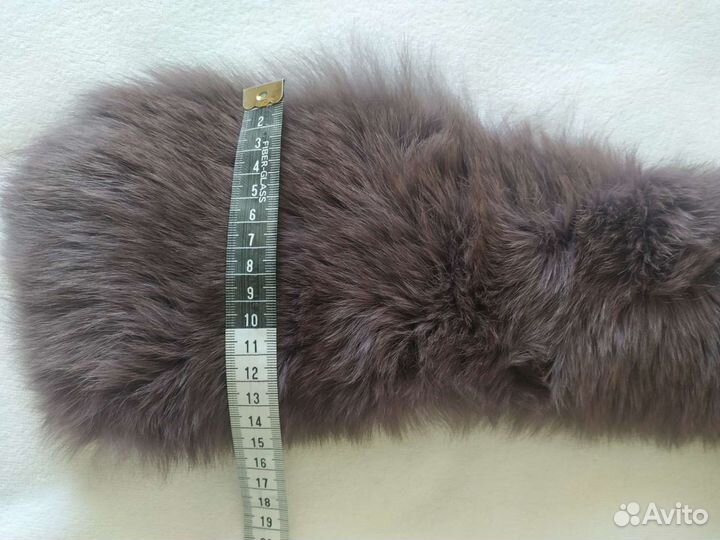 Меховой воротник, натуральный