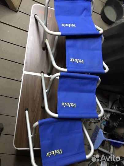 Туристический стол + 4 стула