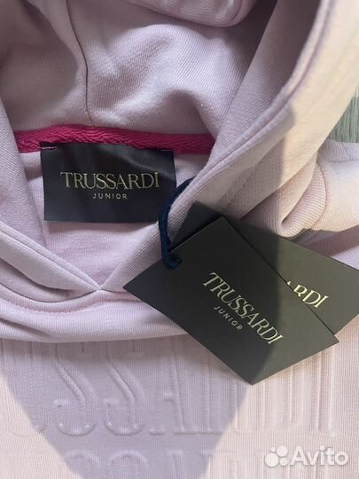 Толстовка худи платье на девочку trussardi