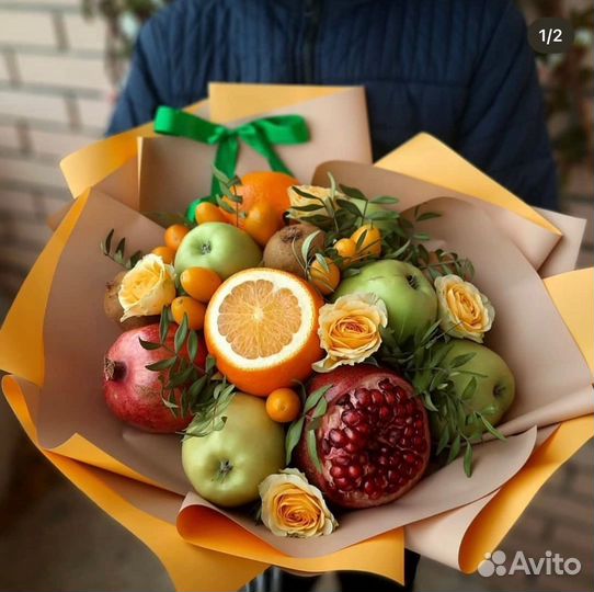 Фруктовые букеты, съедобный букет