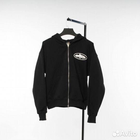 Зип худи corteiz hmp черная