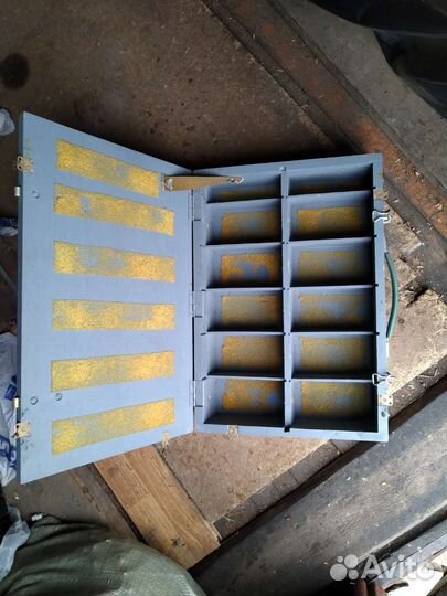 Военный ретро ящик с печатыванием