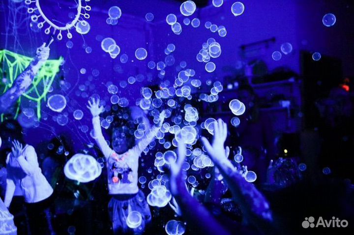 Шоу мыльных пузырей