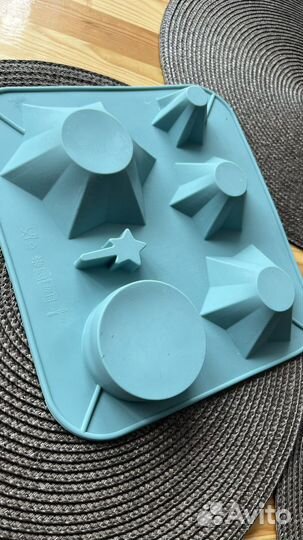 Форма силиконовая для кексов елочка