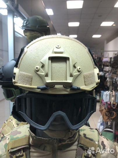 Баллистический шлем пуленепробиваемый каска