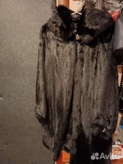 Шуба норковая с капюшоном 46 48