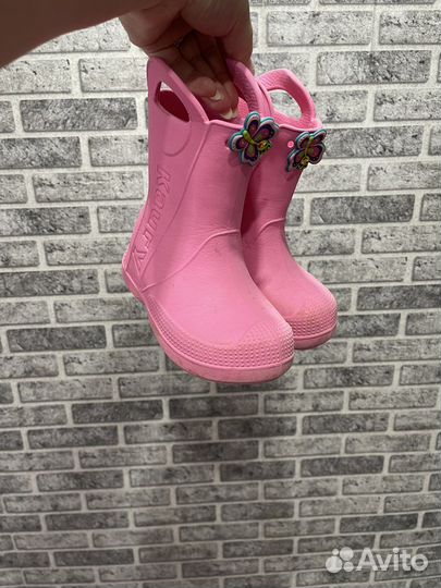 Сапоги резиновые для девочки