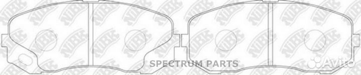 Nibk PN3513 Колодки тормозные дисковые перед/зад