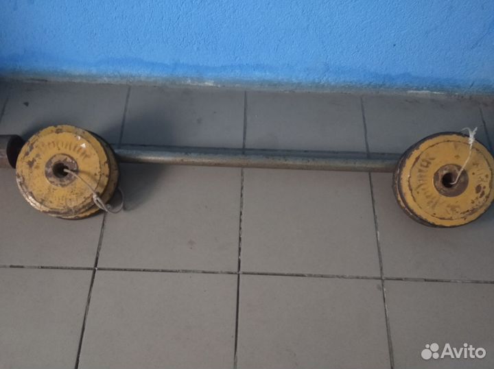 Штанга гриф блины СССР