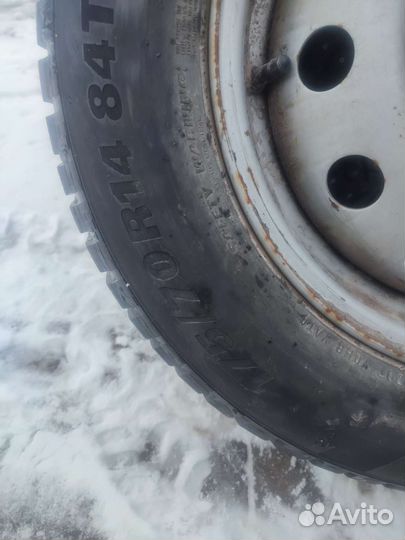 Зимняя резина с дисками r14 бу