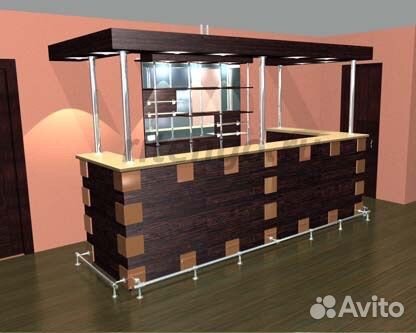 Барная стойка бу для дома, летней кухни, кафе