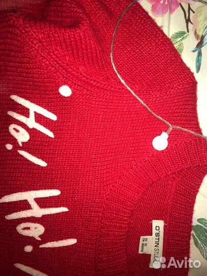 Свитер женский новогодний ostin шерстяной