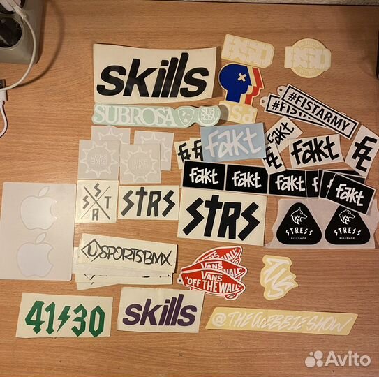 BMX стикер пак дербан