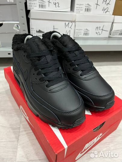 Кроссовки Nike air max 90 с мехом