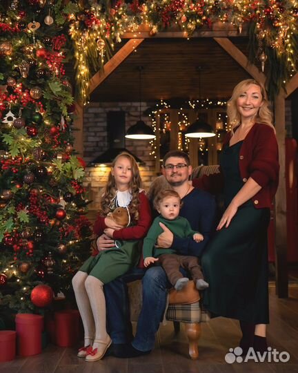 Новогодняя семейная фотосессия