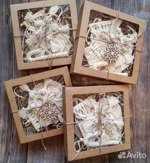 Подарочный набор макраме декор #1