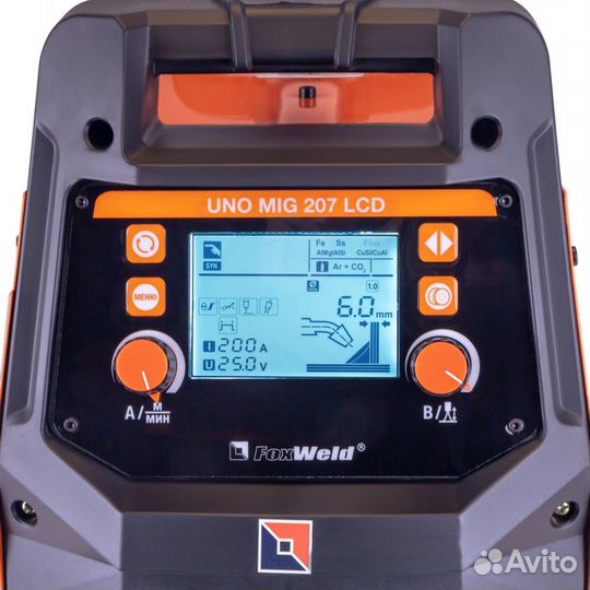 Сварочный ПОЛУАВТОМАТ UNO MIG 207 LCD