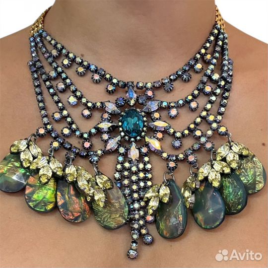 Mawi колье swarovski