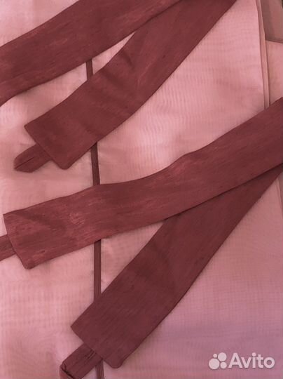 Тюль - штора новая розовая широкая