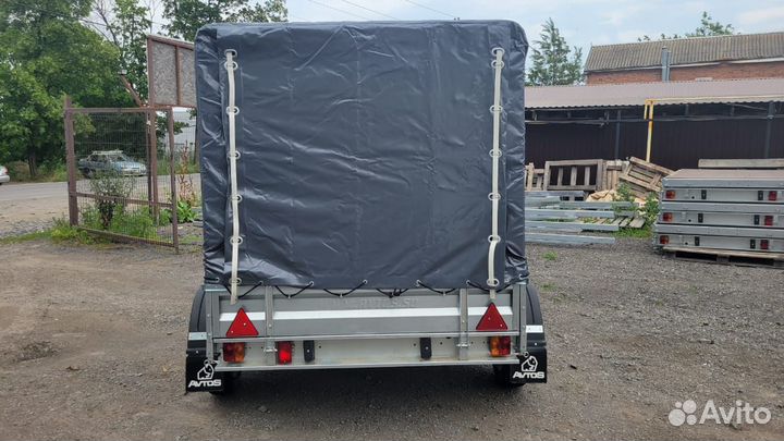 Легковой прицеп AvtoS 2 ост. 2.5/1.5 м тент аэро