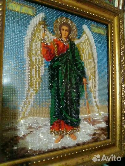 Икона, бисер, 