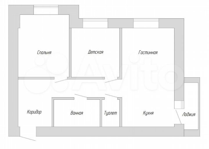 3-к. квартира, 62,6 м², 16/16 эт.