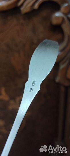 Набор чайных серебрянных ложек 875 РСФСР