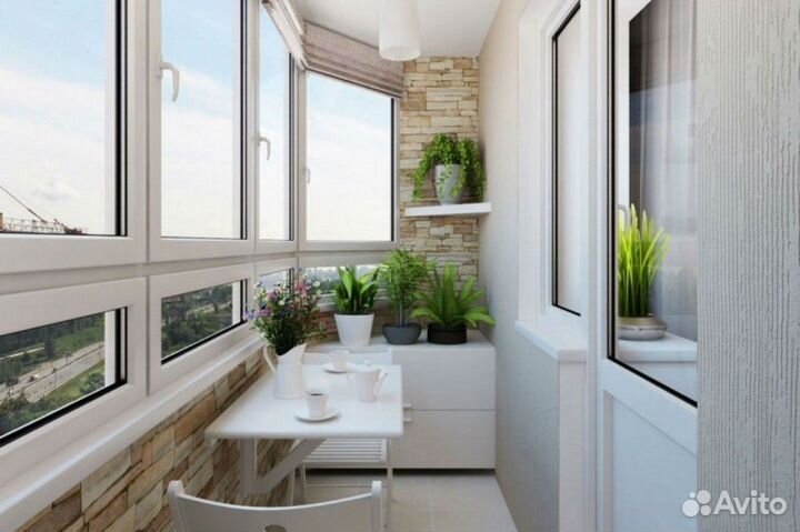 Тёплое остекление балконов