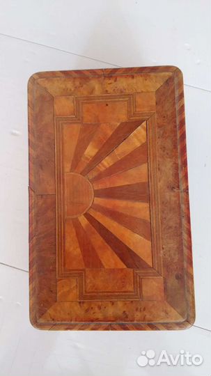 Шкатулка деревянная старинная