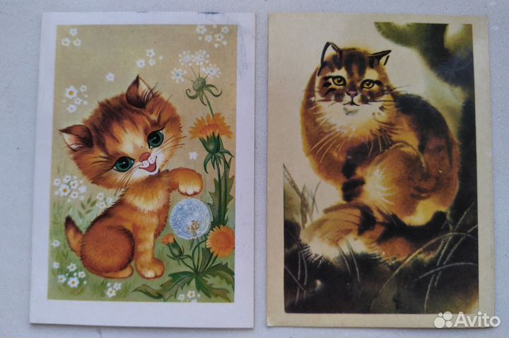 Мини открытки СССР