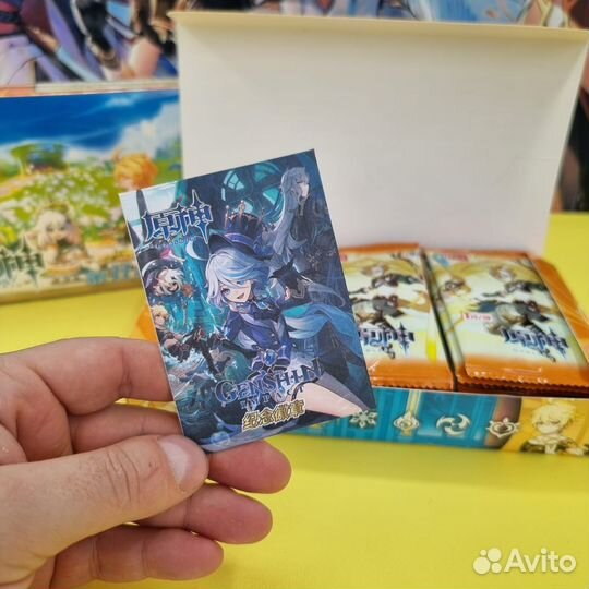 Коллекционные аниме карточки Геншин Импакт