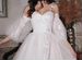 Новое свадебное платье миди, 42 44