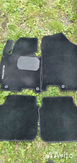 Коврики салона текстильные хендай элантра 5 md