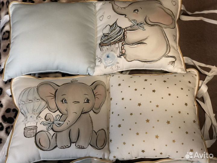 Бортики в детскую кроватку