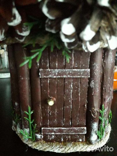 Ёлка-домик Рождественская, ручная работа