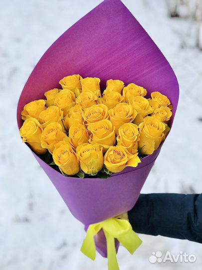 25 роз импортная Эквадор